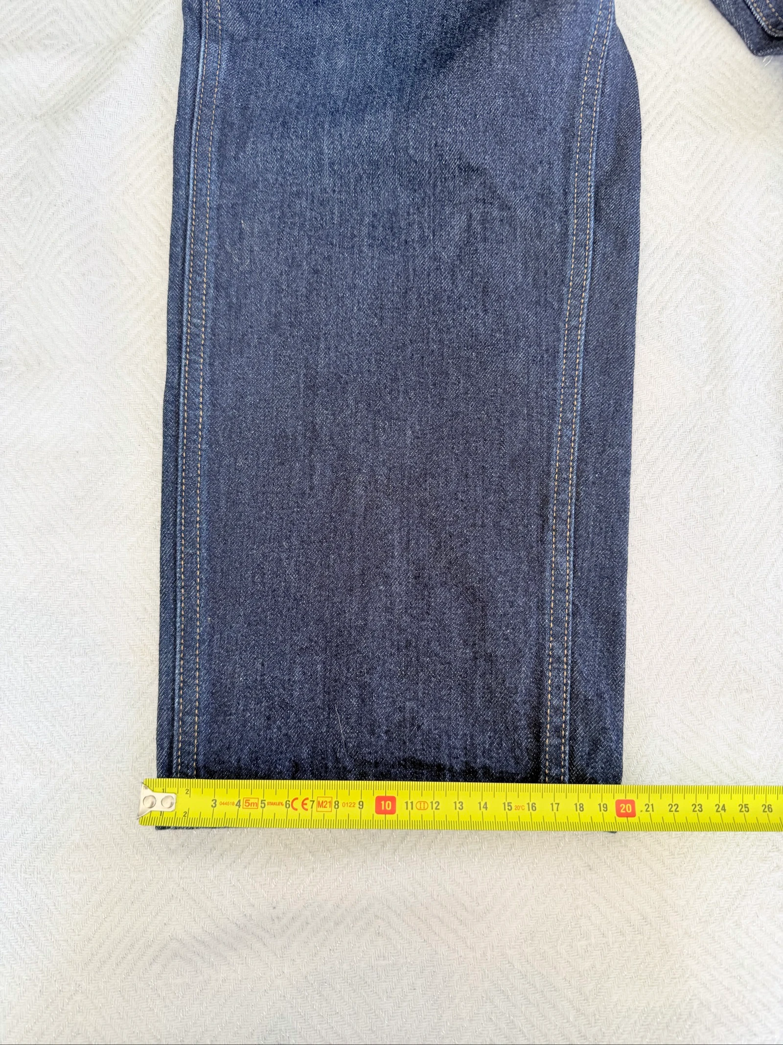 Jeans azul rodado cintura alta tamanho 44 – photo 12